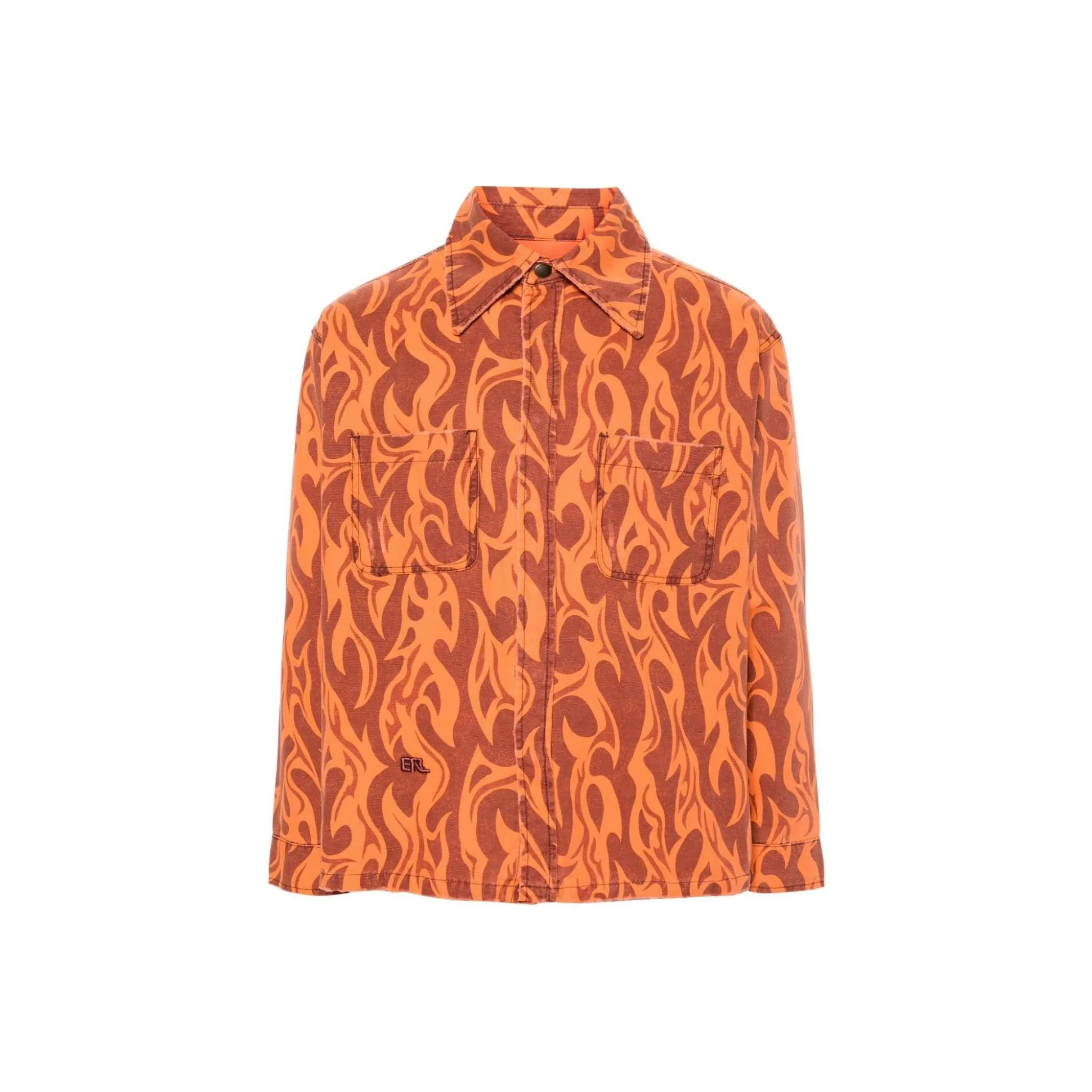 ERL SS24 Куртки Пальто Мужской Тыквенно-оранжевый