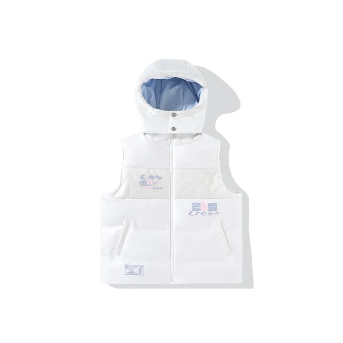 LAMLICKA Vests Unisex White