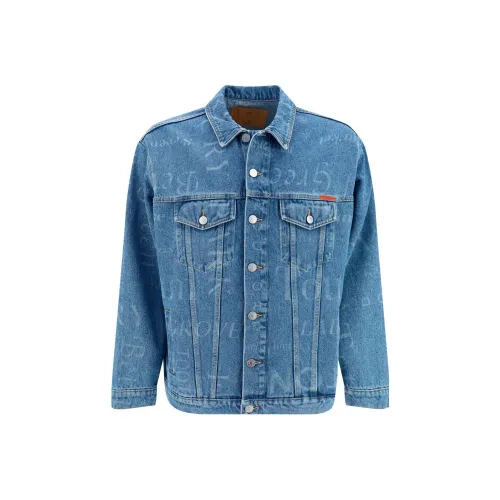 MARTINE ROSE Blue Мужские джинсовые куртки