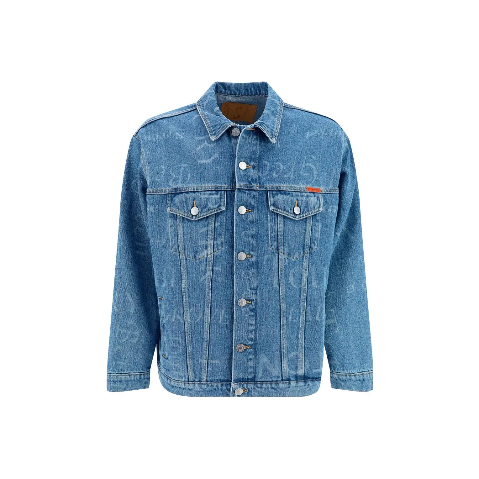 MARTINE ROSE Blue Men's Denim Jackets MARTINE ROSE Синий Мужские Джинсовые Куртки