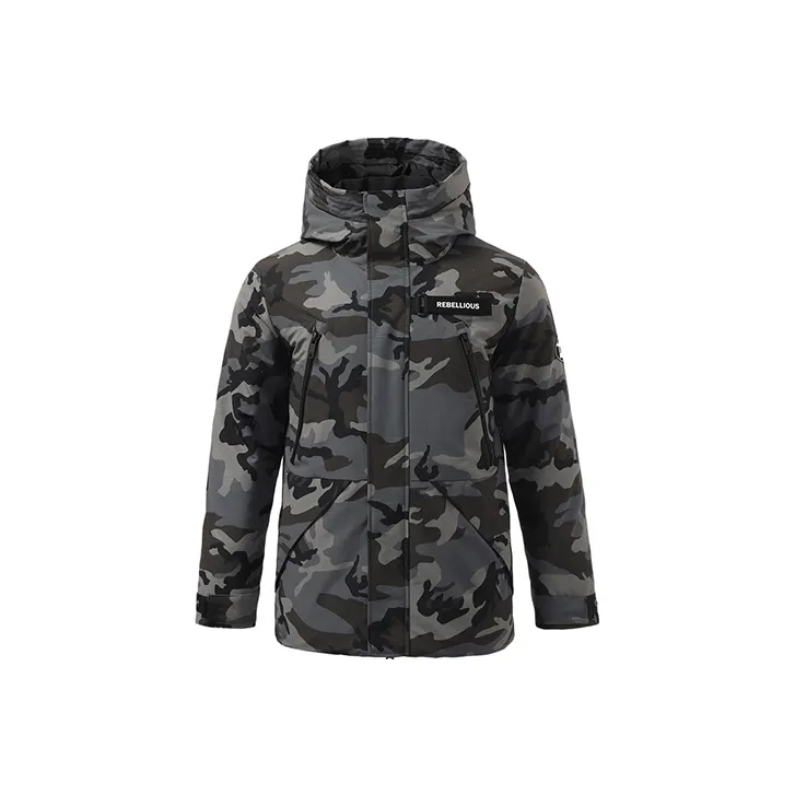 Sports Fashion Collection Мужская пуховая куртка черного и зеленого цвета