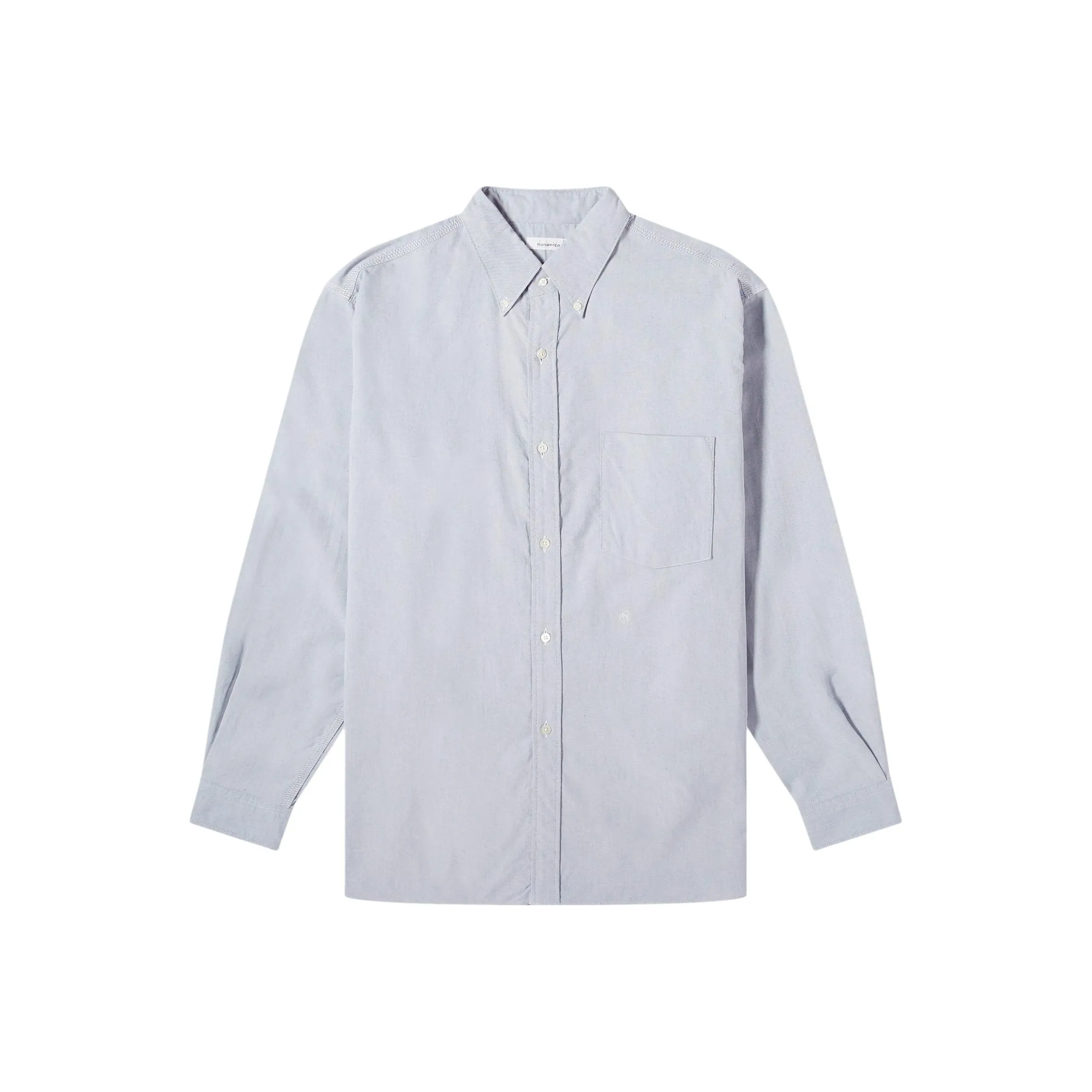 Nanamica Мужские рубашки синего цвета