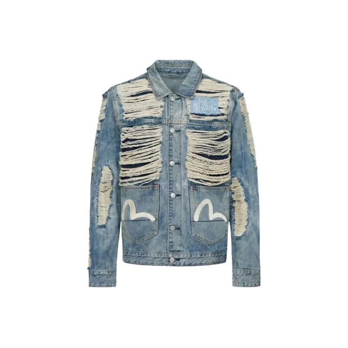 EVISU x Ev Bravado Denim Jacket Men's Blue