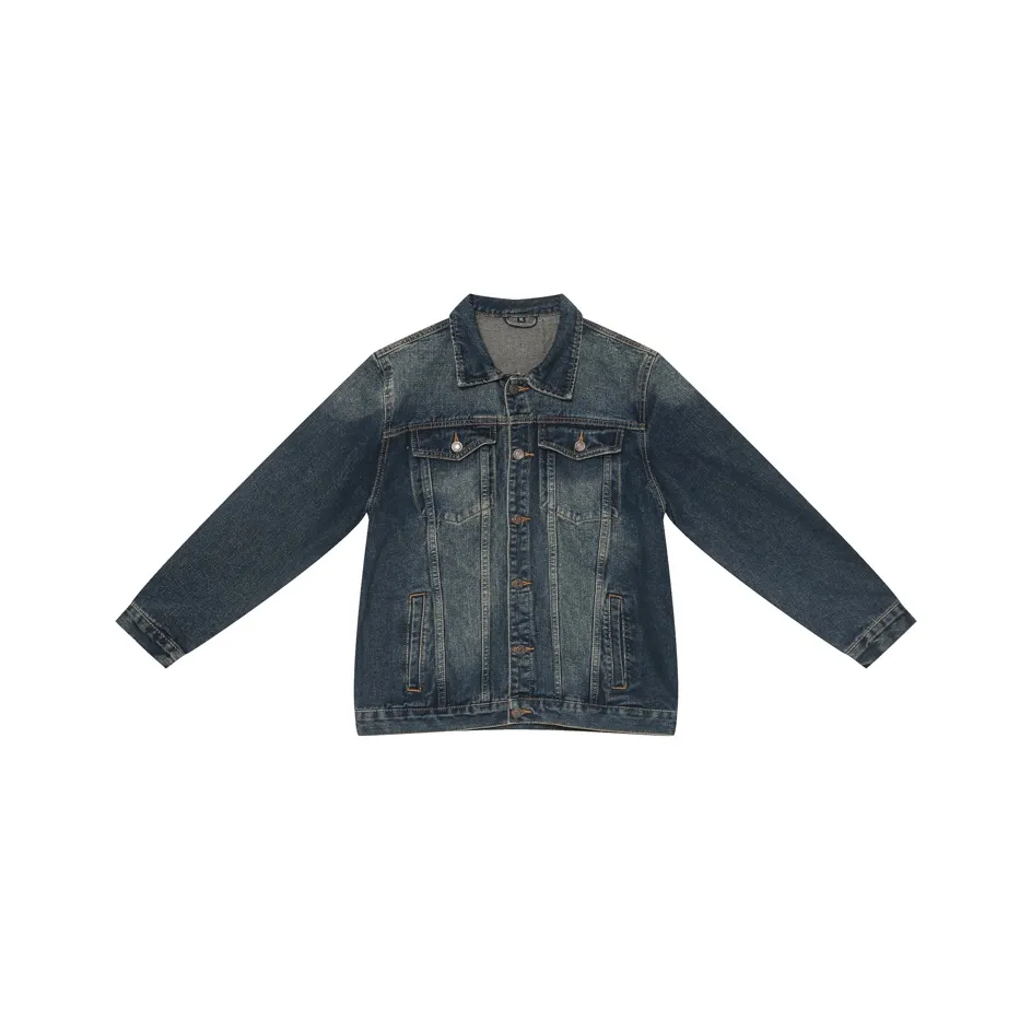 Voguo Relay Denim Jacket Unisex Dark Blue