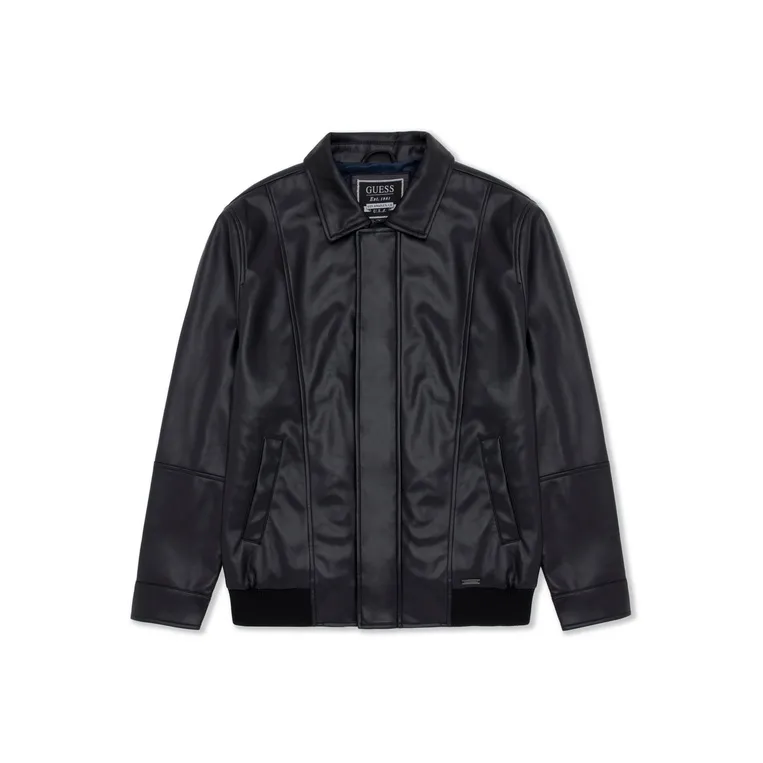 GUESS Jackets & Coats Men's Black