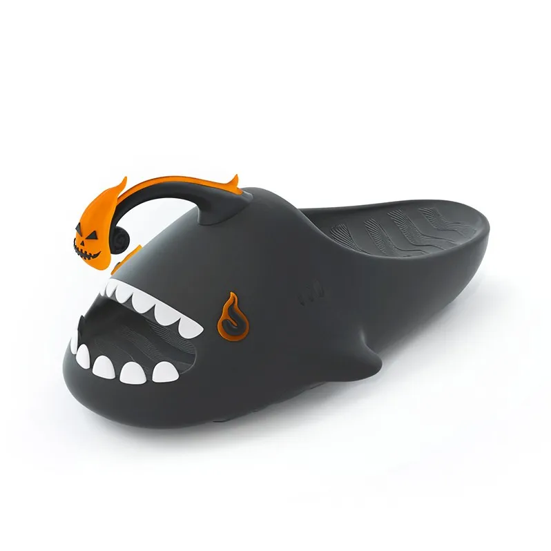 HelloSlippers Sharkicks Ghost Fire Pumpkin Слипоны Unisex