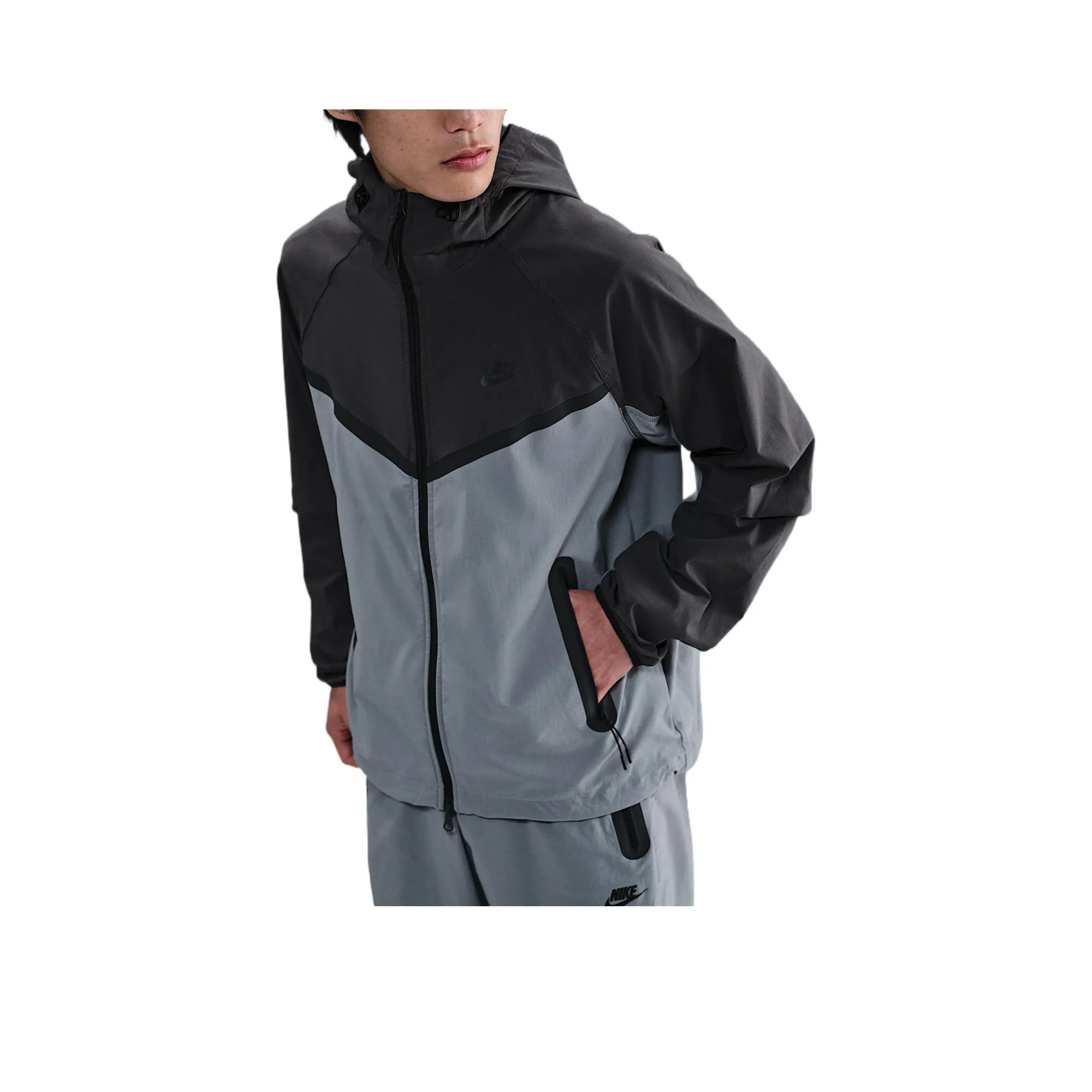 Nike Черный Серый Мужские Куртки