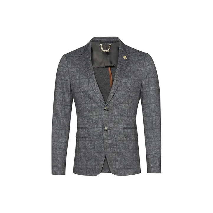 DAVID NAMAN Business Suits Men's Gray