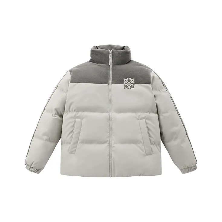 PEACEBIRD MEN Мужская пуховая куртка серого цвета