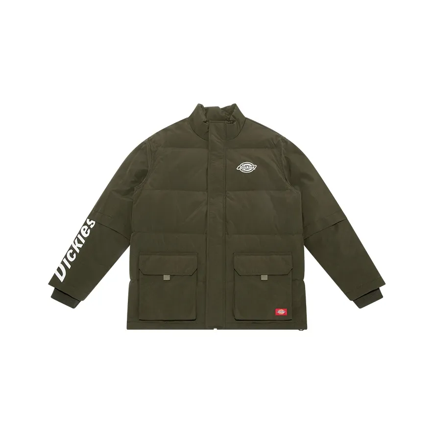 Dickies Пуховик Унисекс Армейский Зеленый