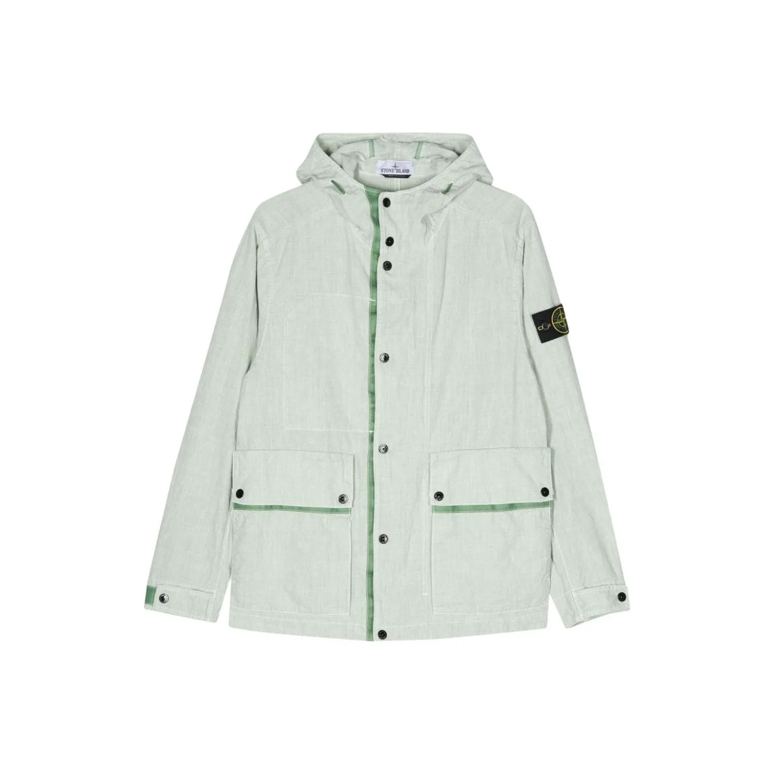 STONE ISLAND Compass badge Linen Blend Jacket