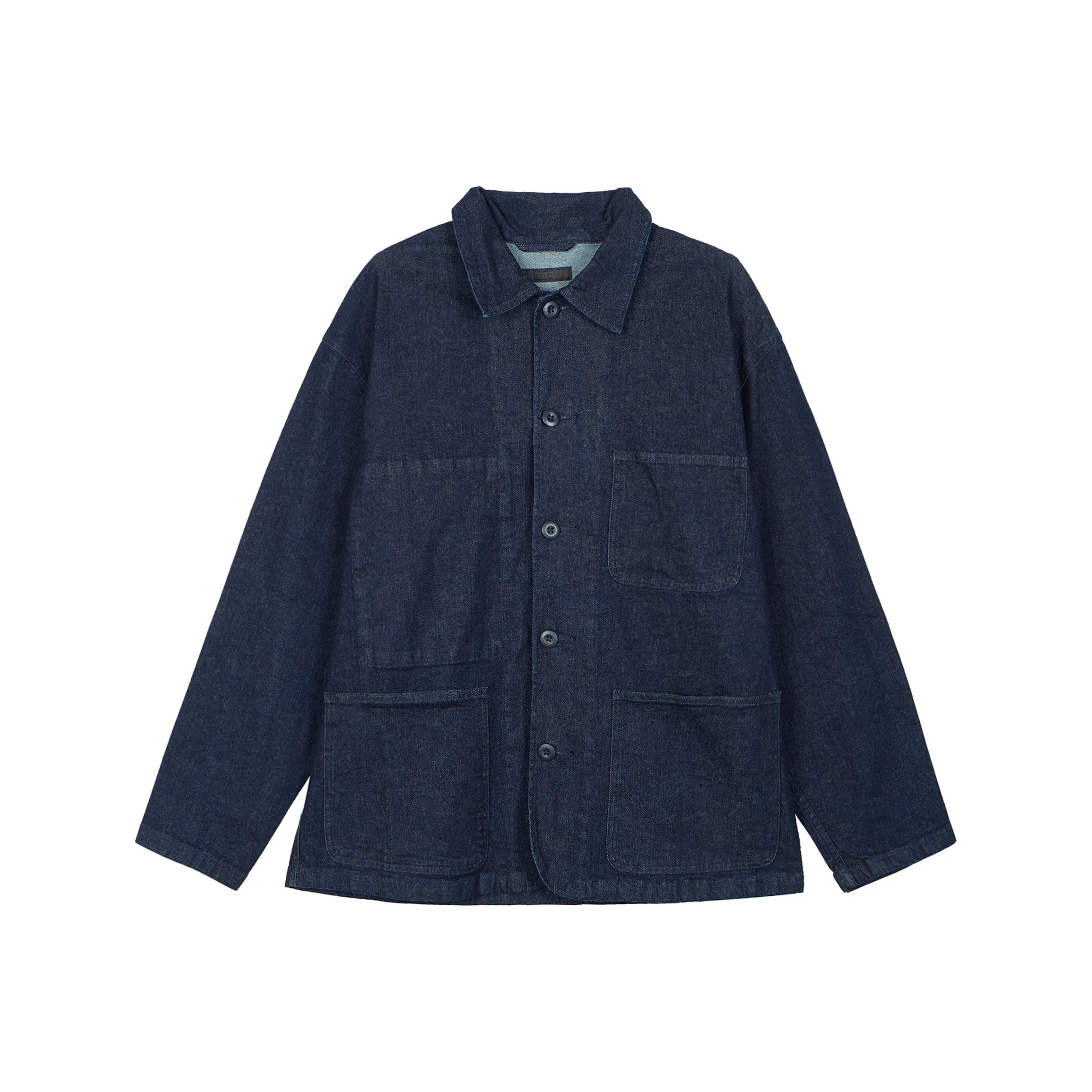 UNIQLO Denim Jacket Unisex Dark Blue UNIQLO Деним Куртка Унисекс Темно-синий
