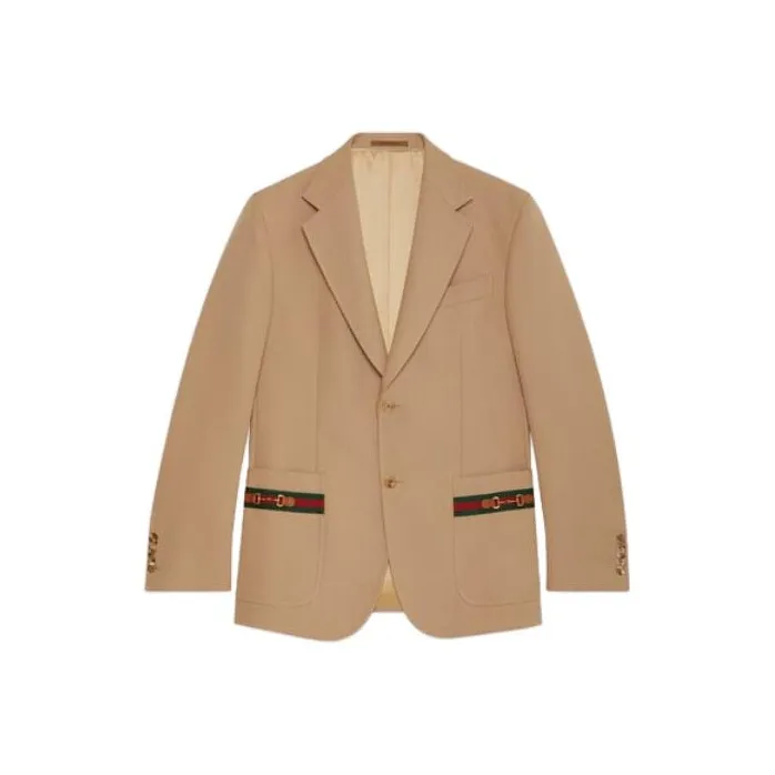 GUCCI Notched-lapel Single-breasted Blazer
