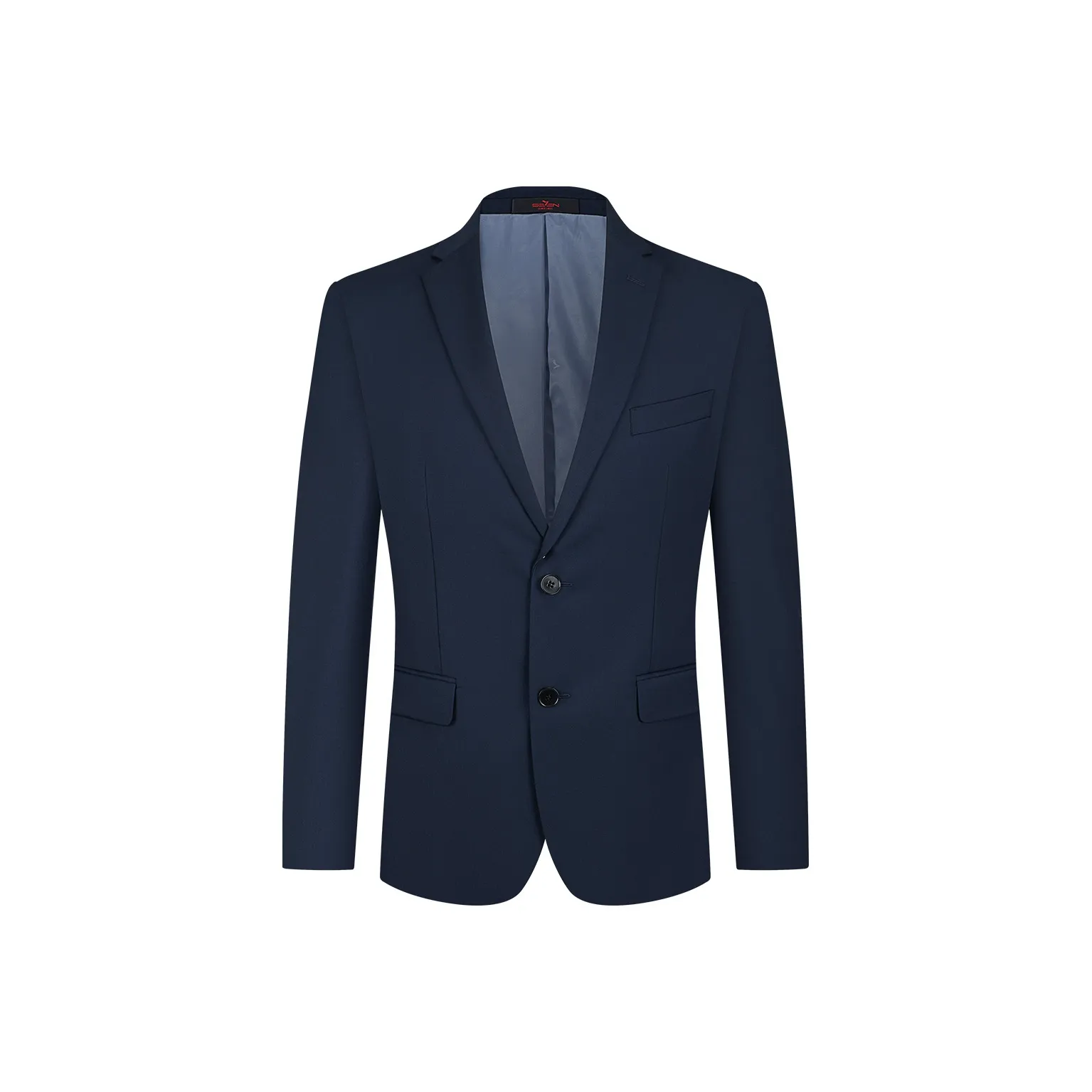 SEVEN Бизнес-костюм Куртка Мужская Темно-синяя