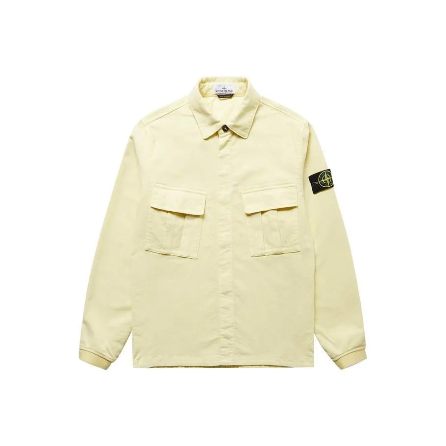 STONE ISLAND Jackets Unisex Beige Yellow