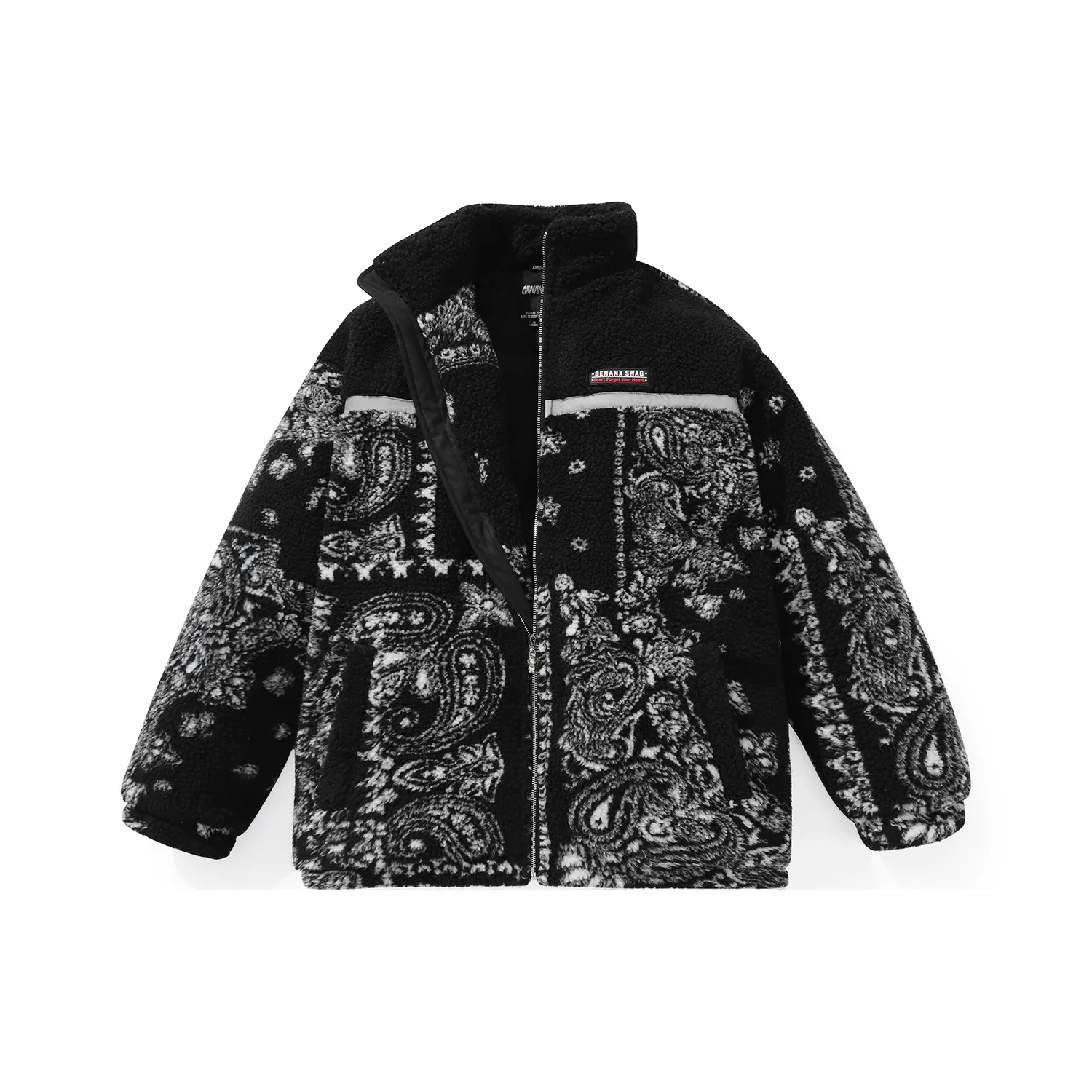 GENANX Puffer Jackets Unisex Black