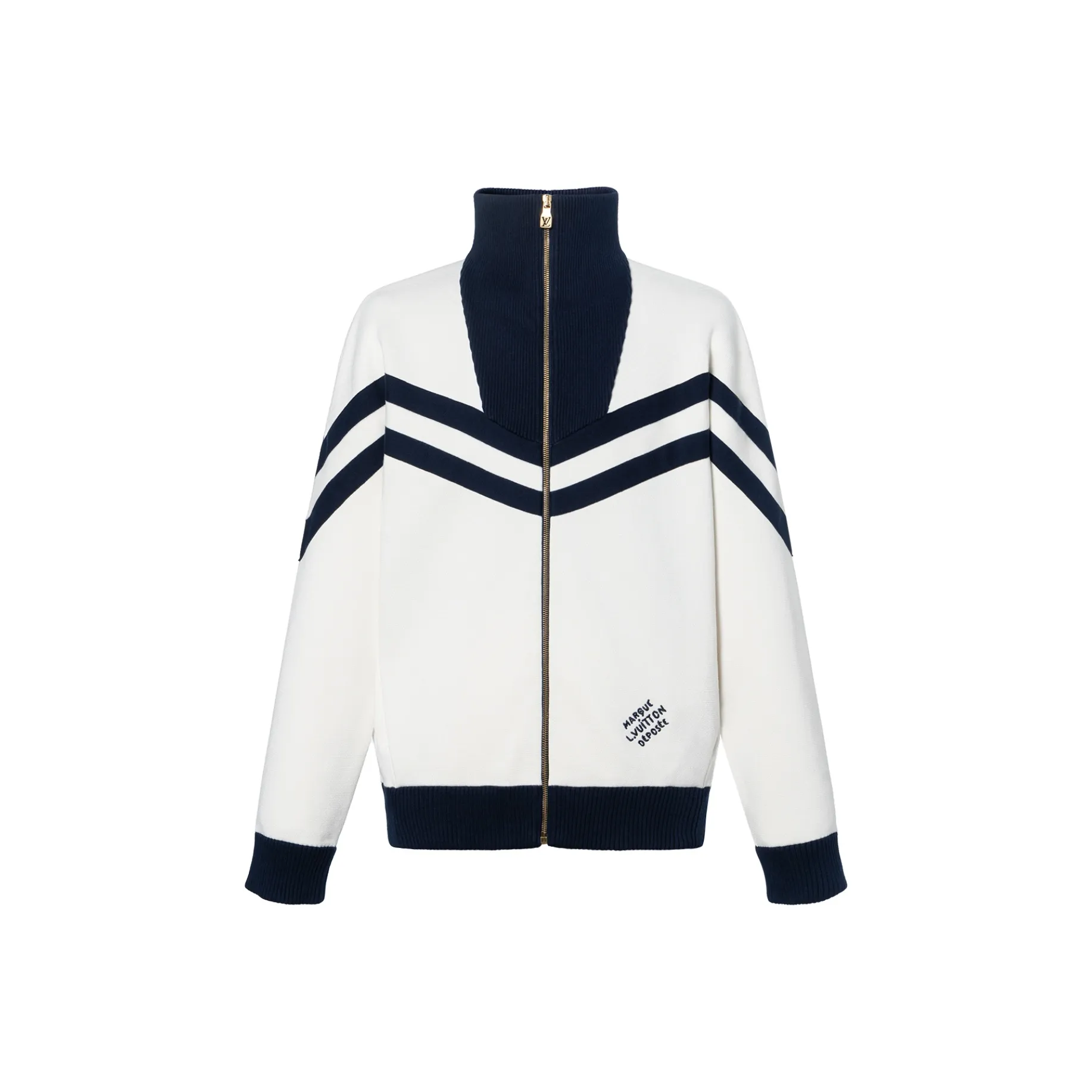 LOUIS VUITTON Knitted Cotton Sailor Blouson