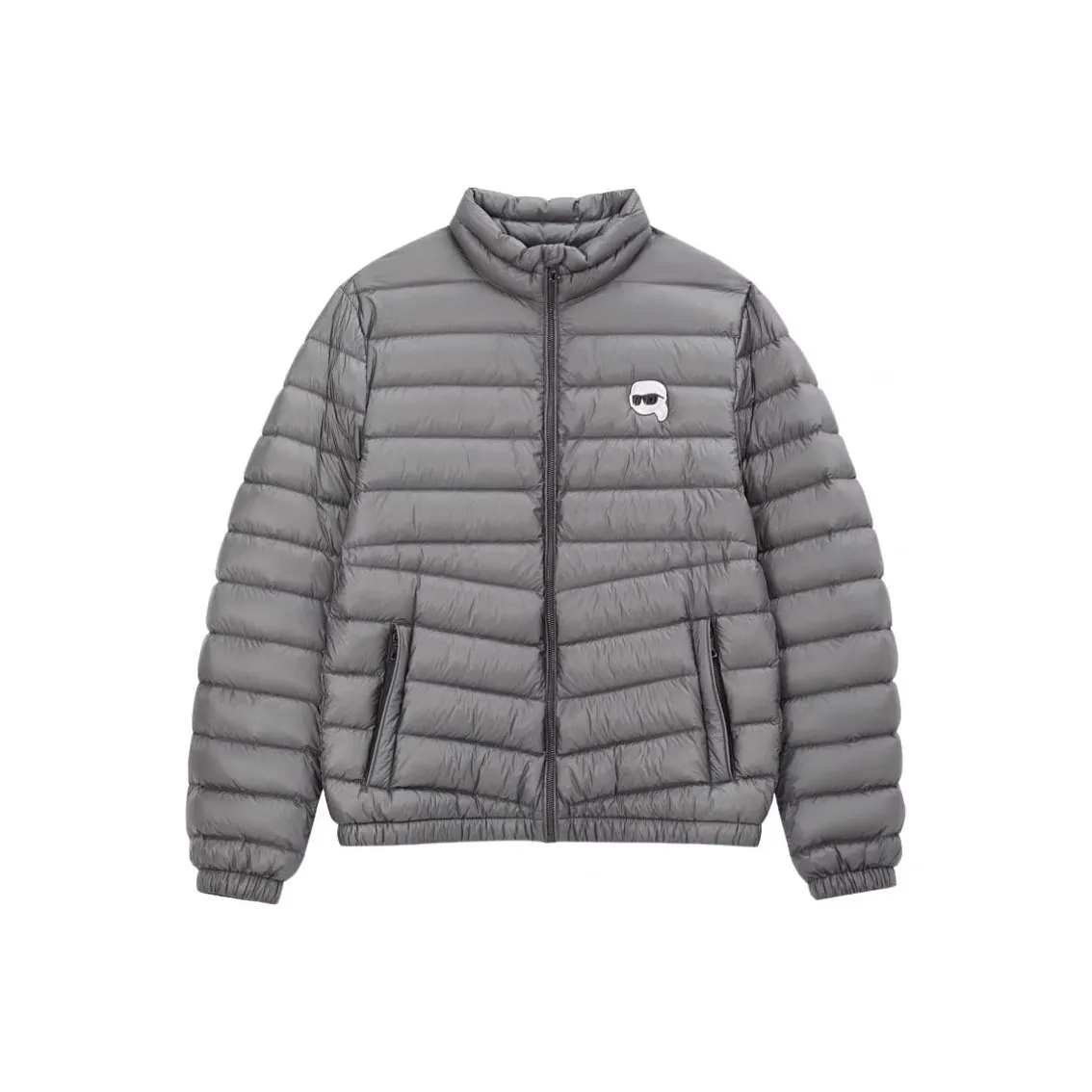 Karl Lagerfeld Пуховик Мужской Серый