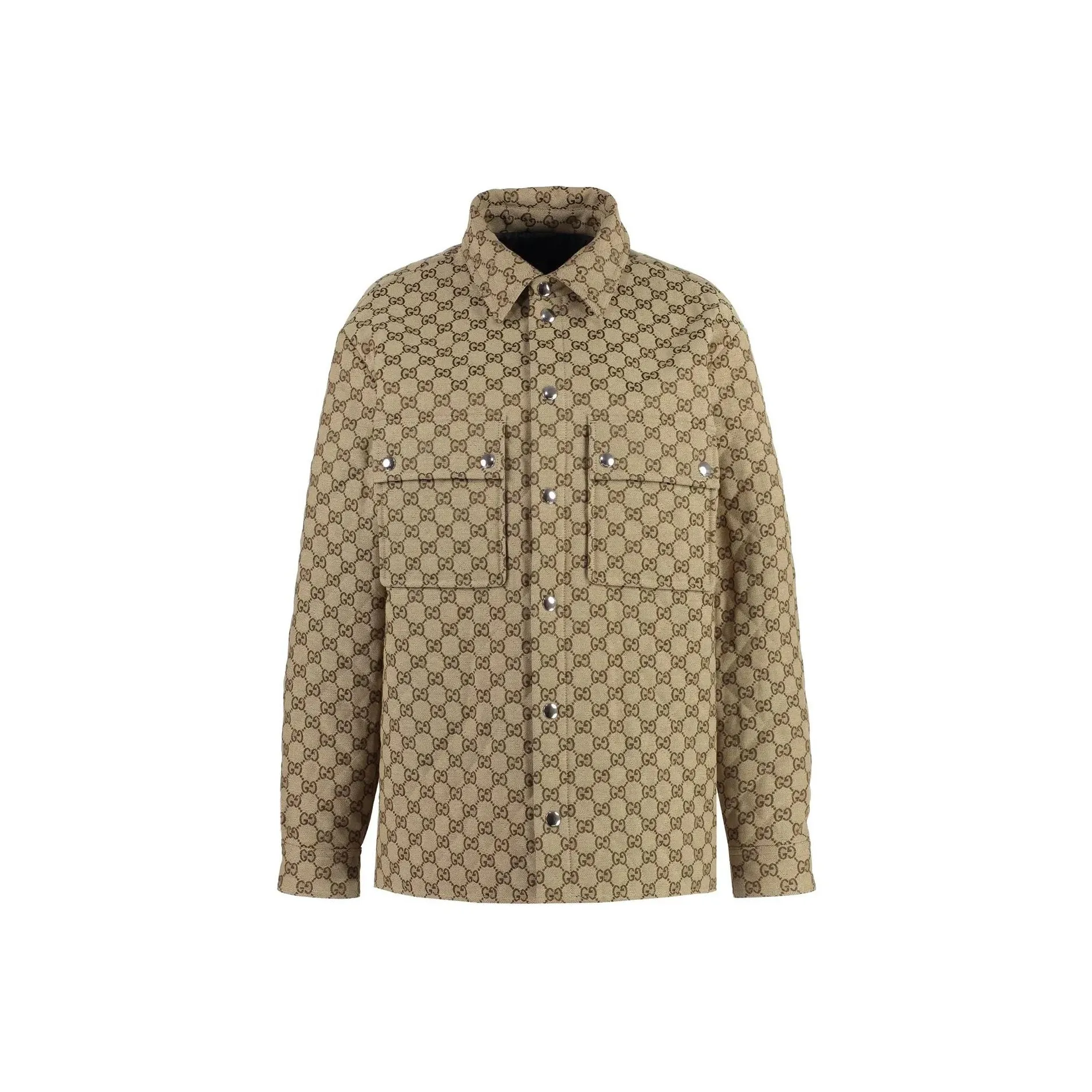 GUCCI Gg Monogrammed Button Up Shirt