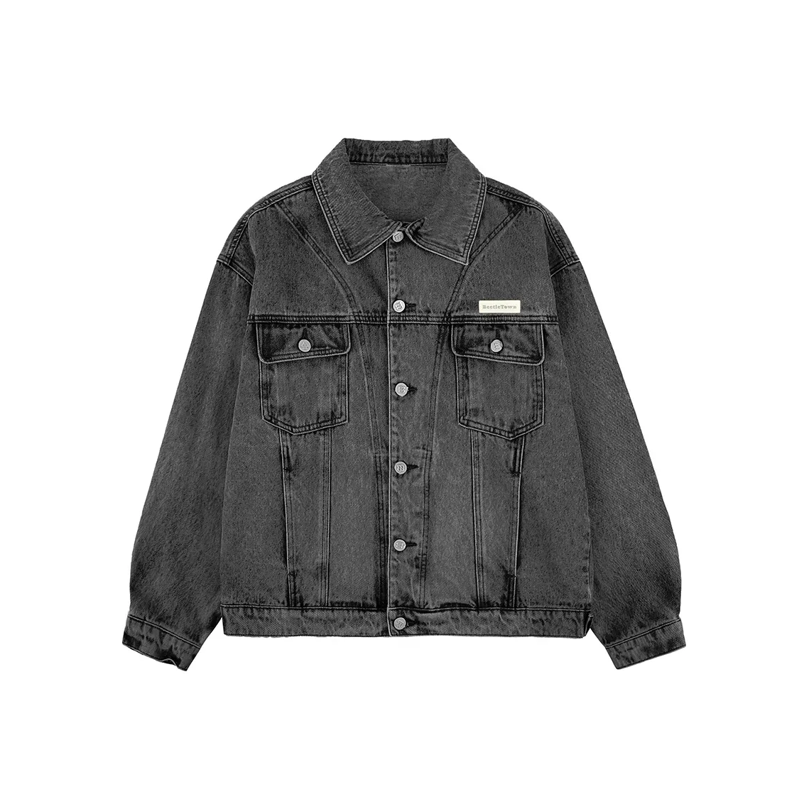BEETLE TOWN Джинсовая куртка унисекс
