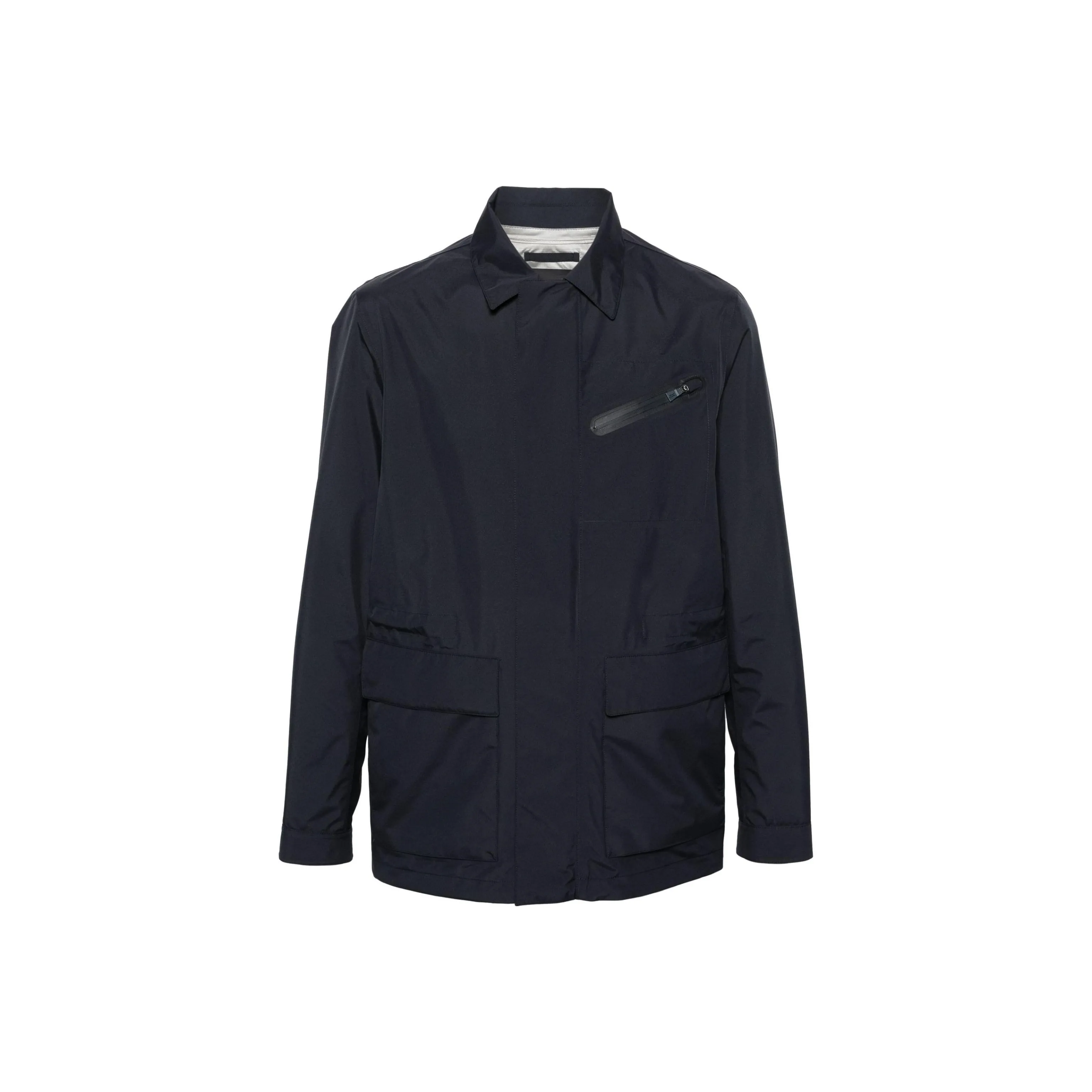 HERNO Straight Hem Lightweight Jacket