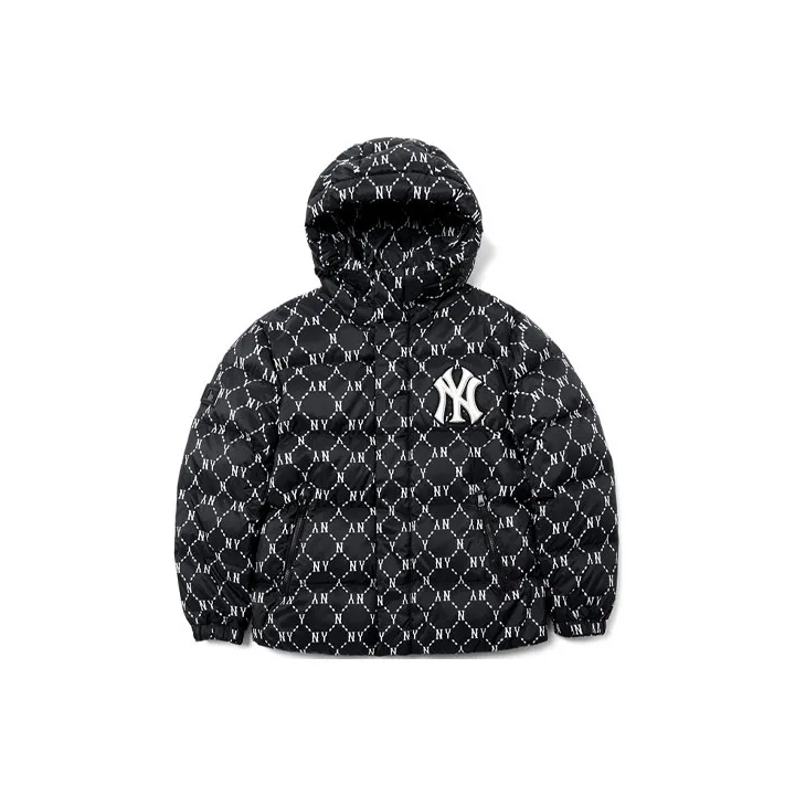 MLB Down Jacket Cropped Unisex Black