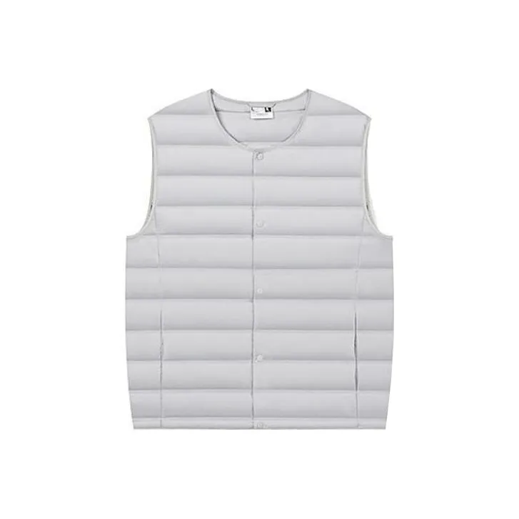 QIAODAN Жилет Мужской Свет Лесной мшистый Серый