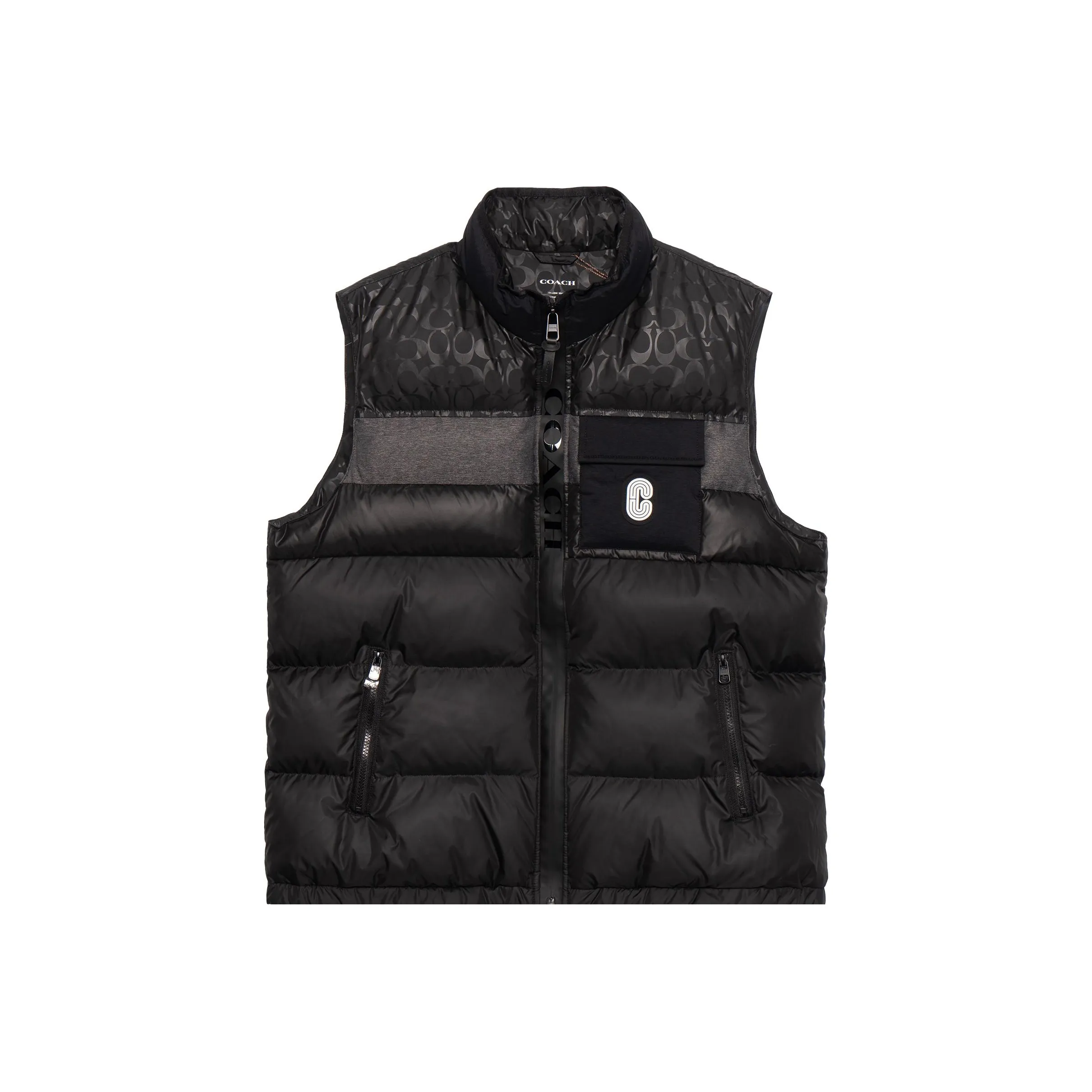 COACH Черный Мужской Пуховый жилет