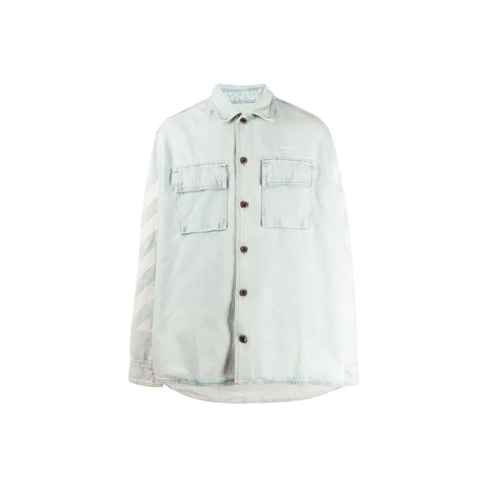 OFF WHITE SS20 Denim Jacket Men's Blue