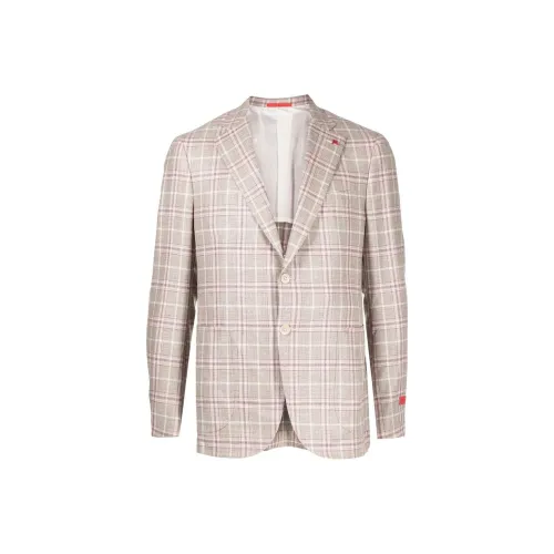 Isaia Розовый Мужские офисные костюмы