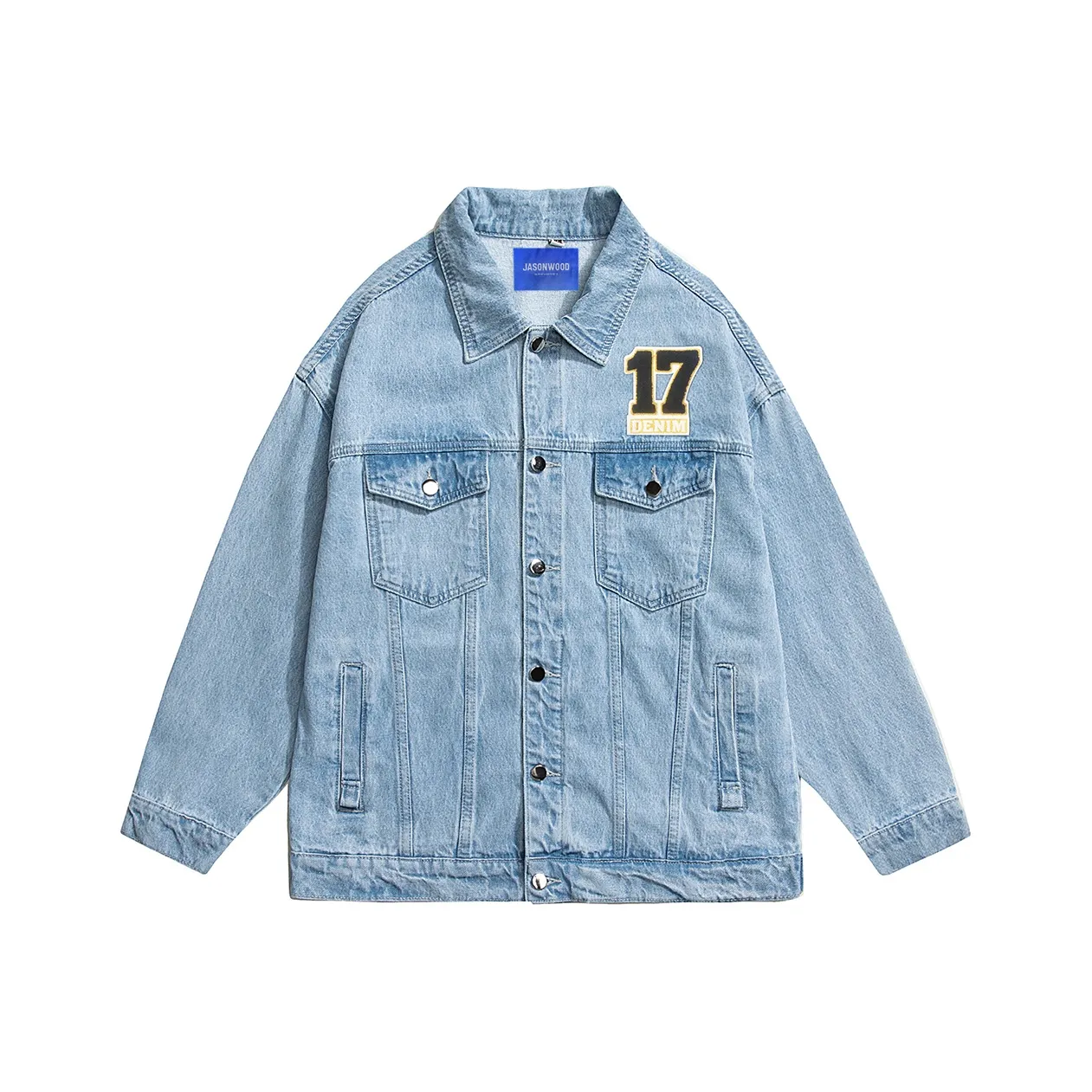 JASONWOOD Loose Fit Denim Jacket Unisex