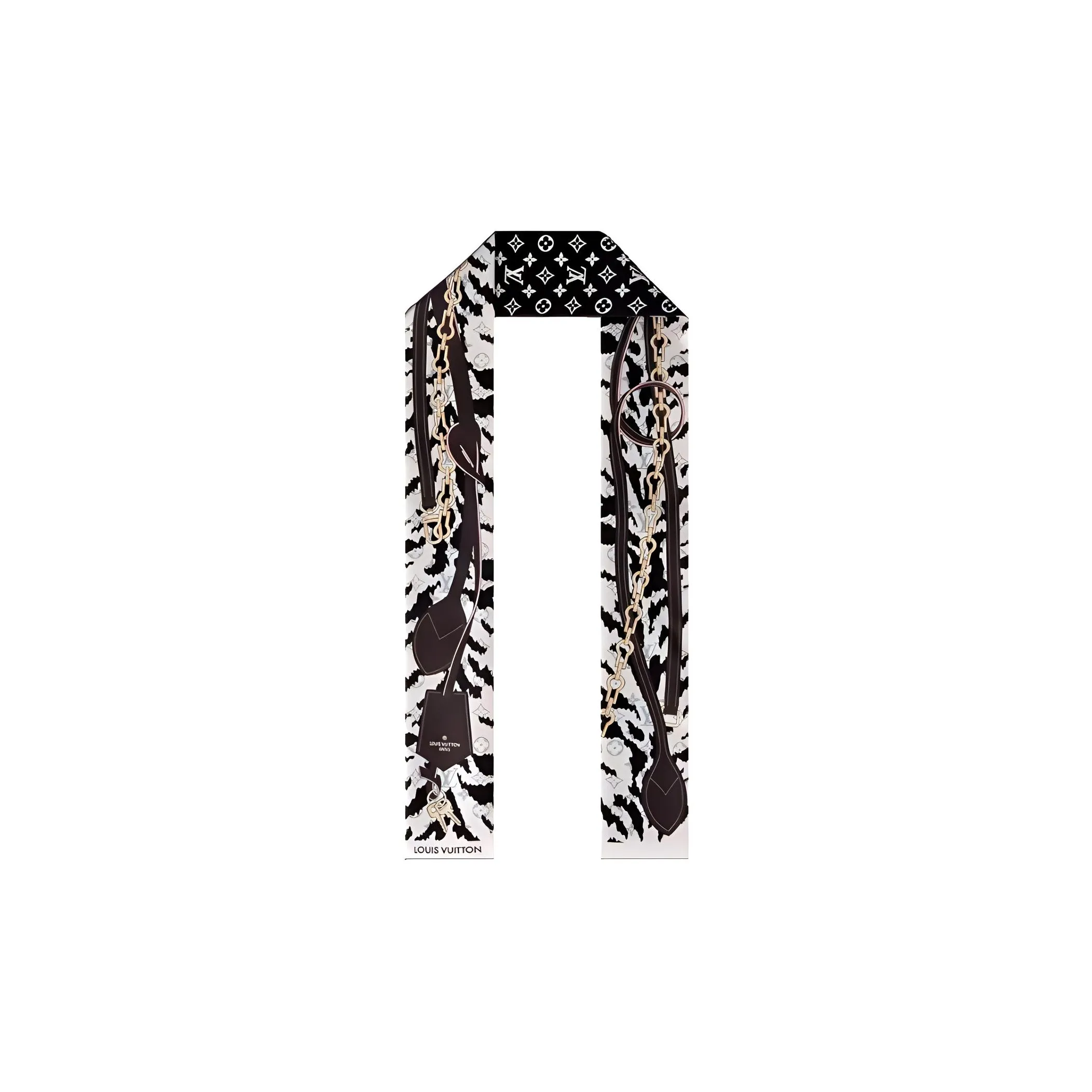 LOUIS VUITTON Hair Bands Women's Milk White