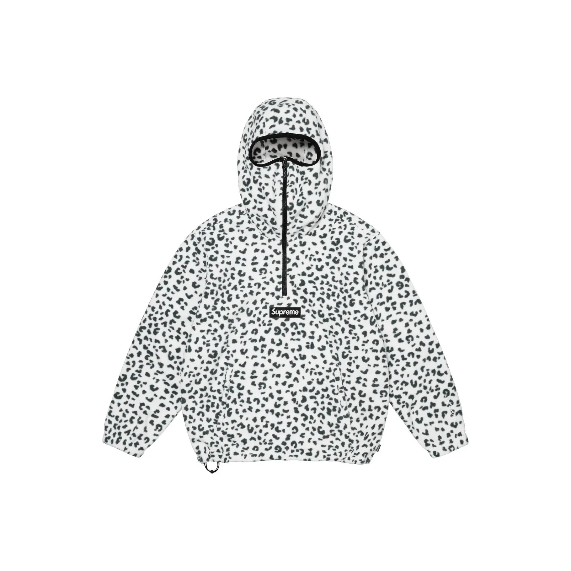 Supreme Polartec Facemask Half Zip Hooded Sweatshirt