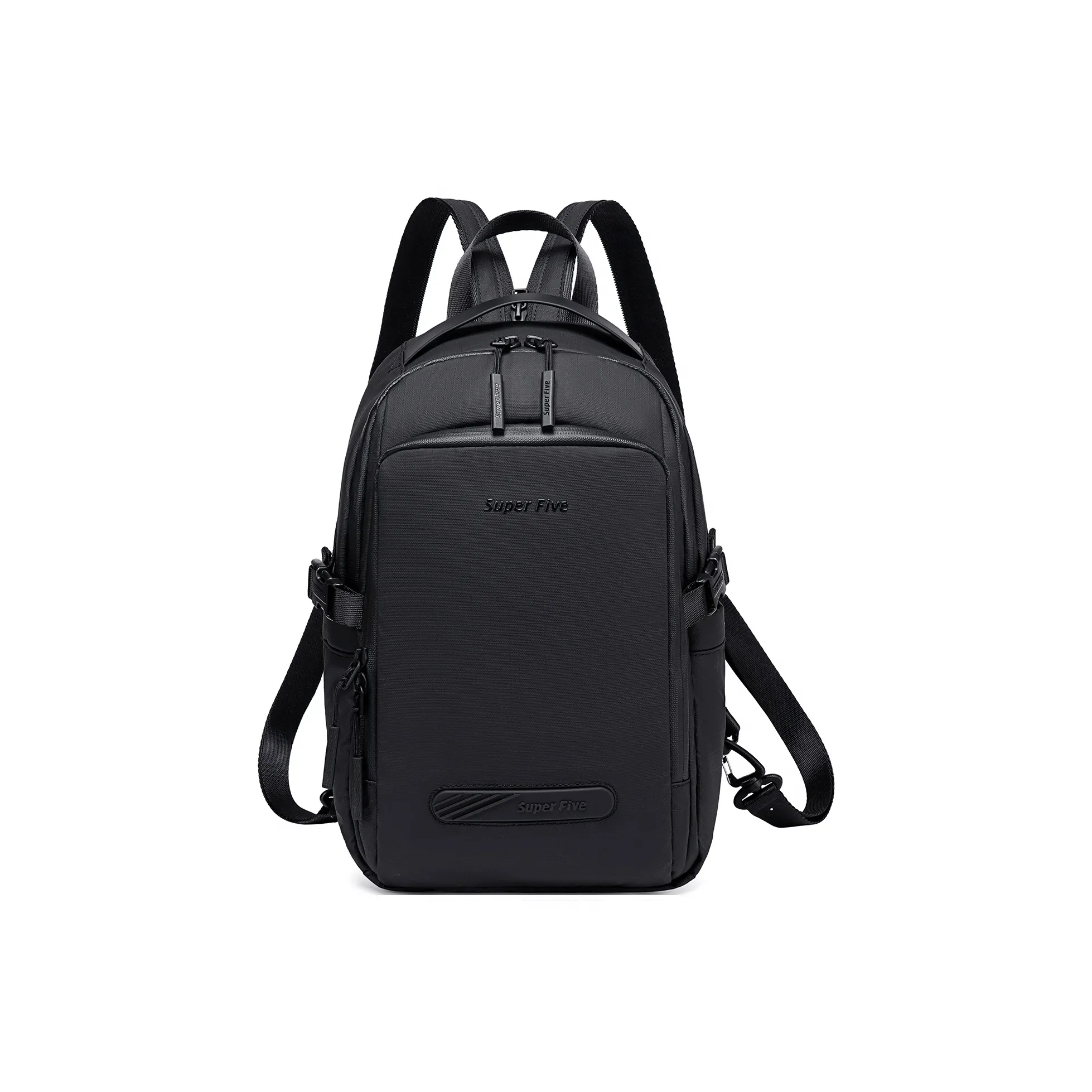 Super Five Полиэстер Рюкзак Стандартный Унисекс Черный Оранжевый Серый Экрю