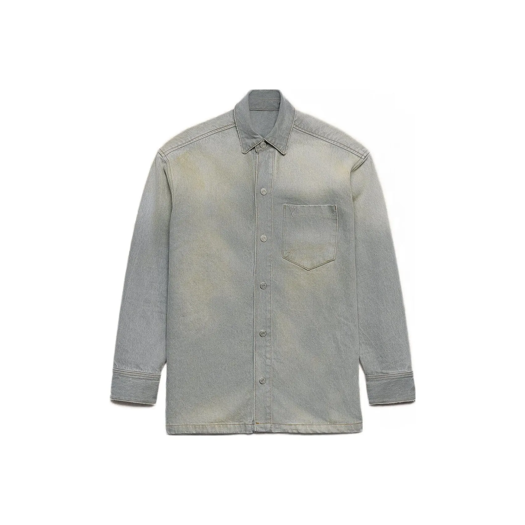 AMIPARIS FW23 Denim Jacket Unisex Vintage Gray AMIPARIS FW23 Деним Куртка Унисекс Винтаж Серый