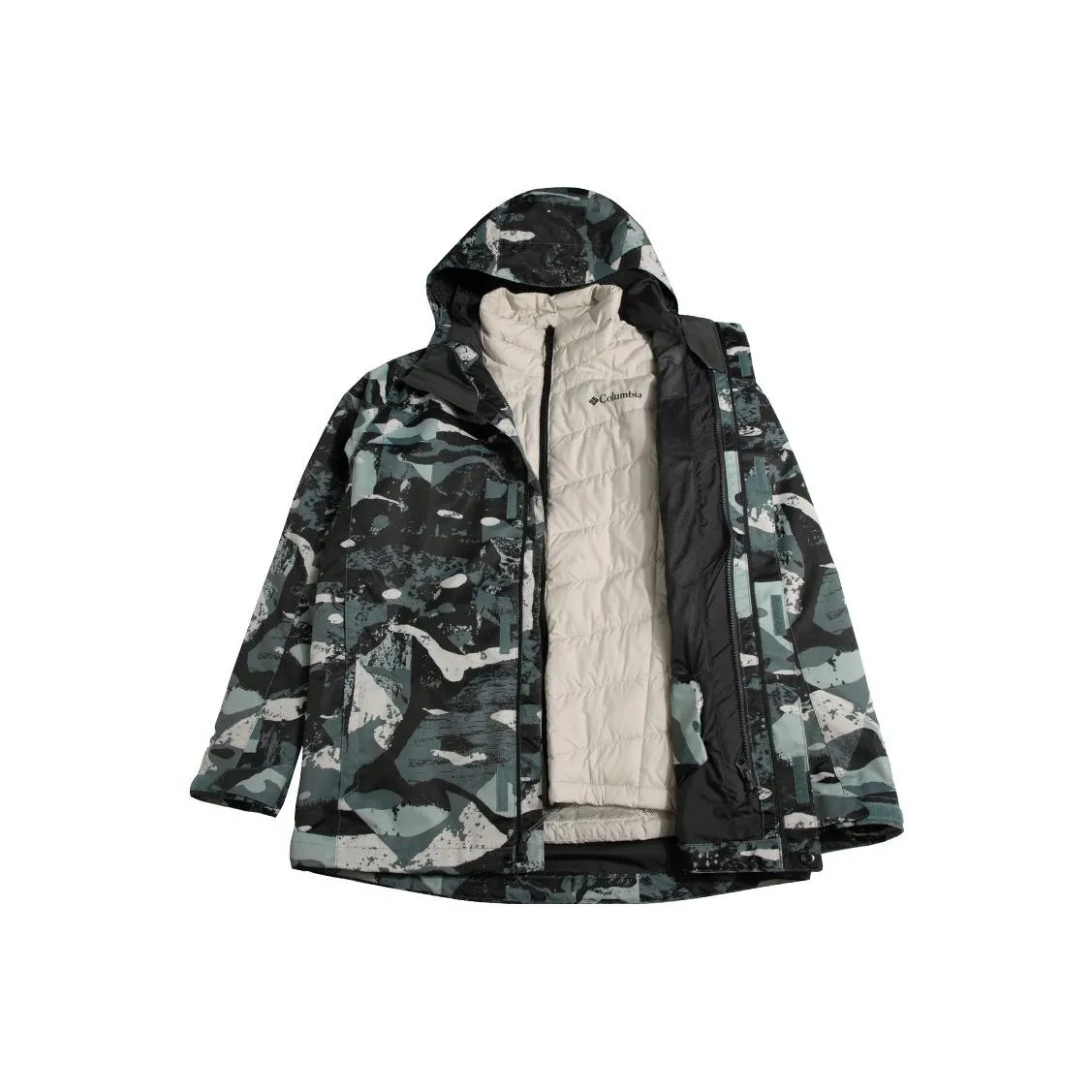 Columbia совместный бренд Водонепроницаемый и Ветрозащитный для сохранения тепла Ветровка Мужская Темно-синий