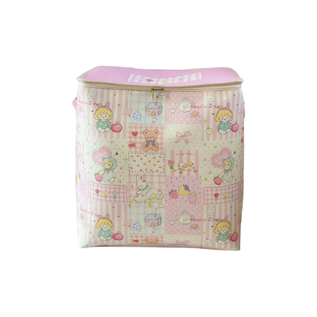 ALOENEY Холст EVA Хранение Коробка Унисекс Little Девушка Розовый Розовый Бабочка