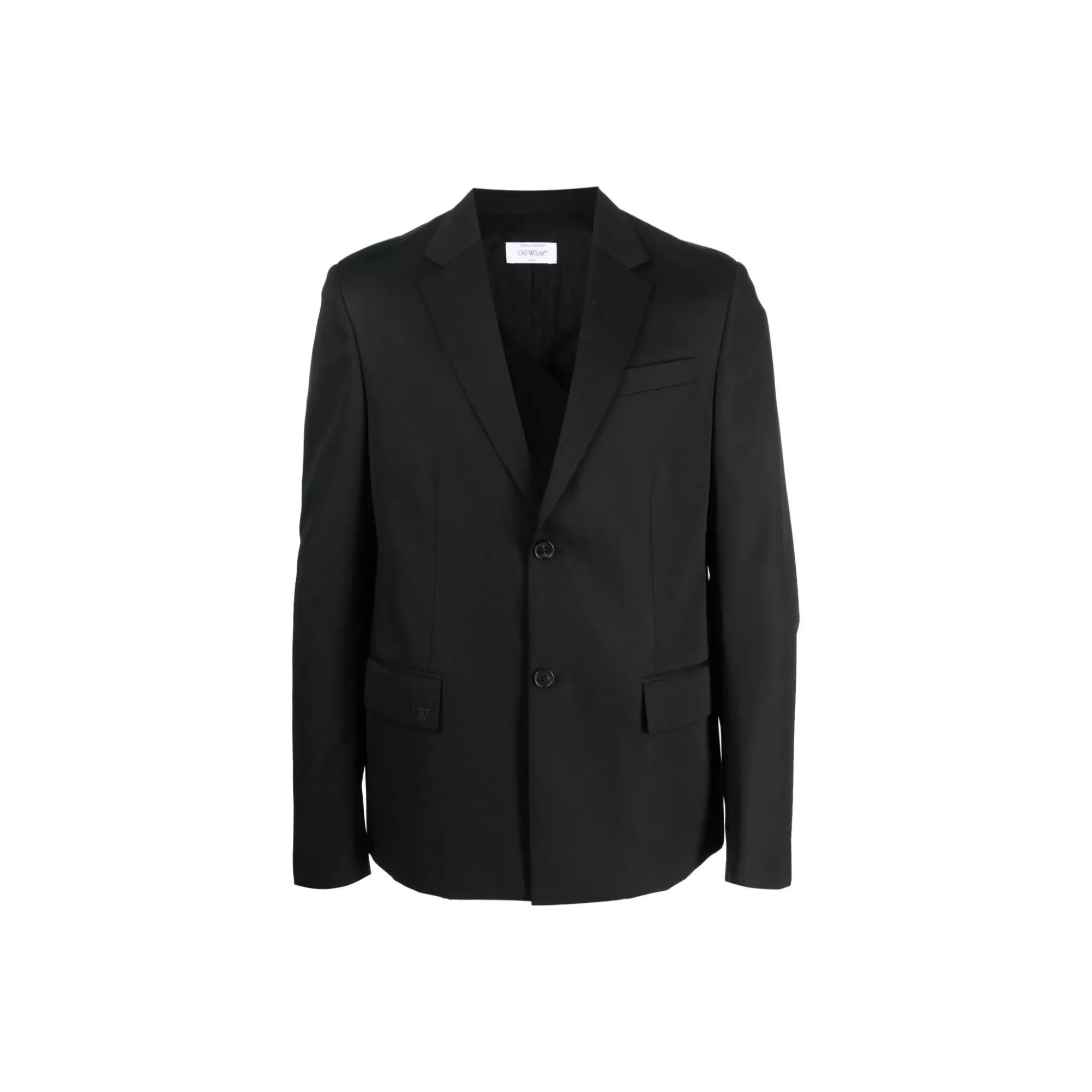 OFF WHITE Single Breasted Long Sleeved Blazer