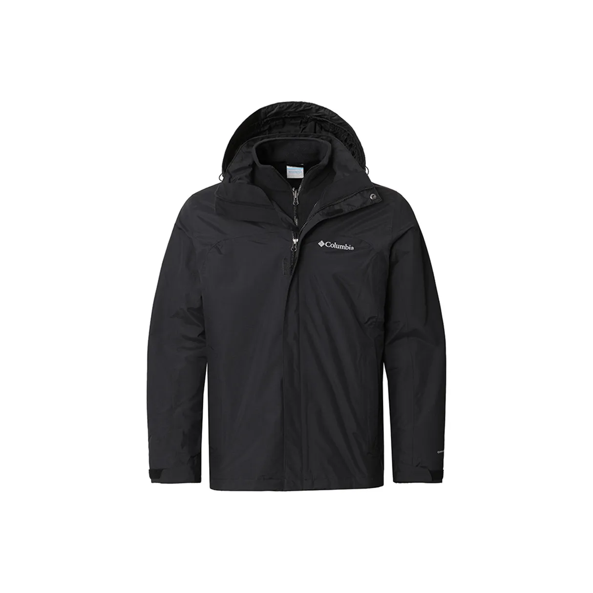Columbia Hiking Waterproof, Windproof, Thermal, Quick Dry Windbreaker Jacket Men's Black
