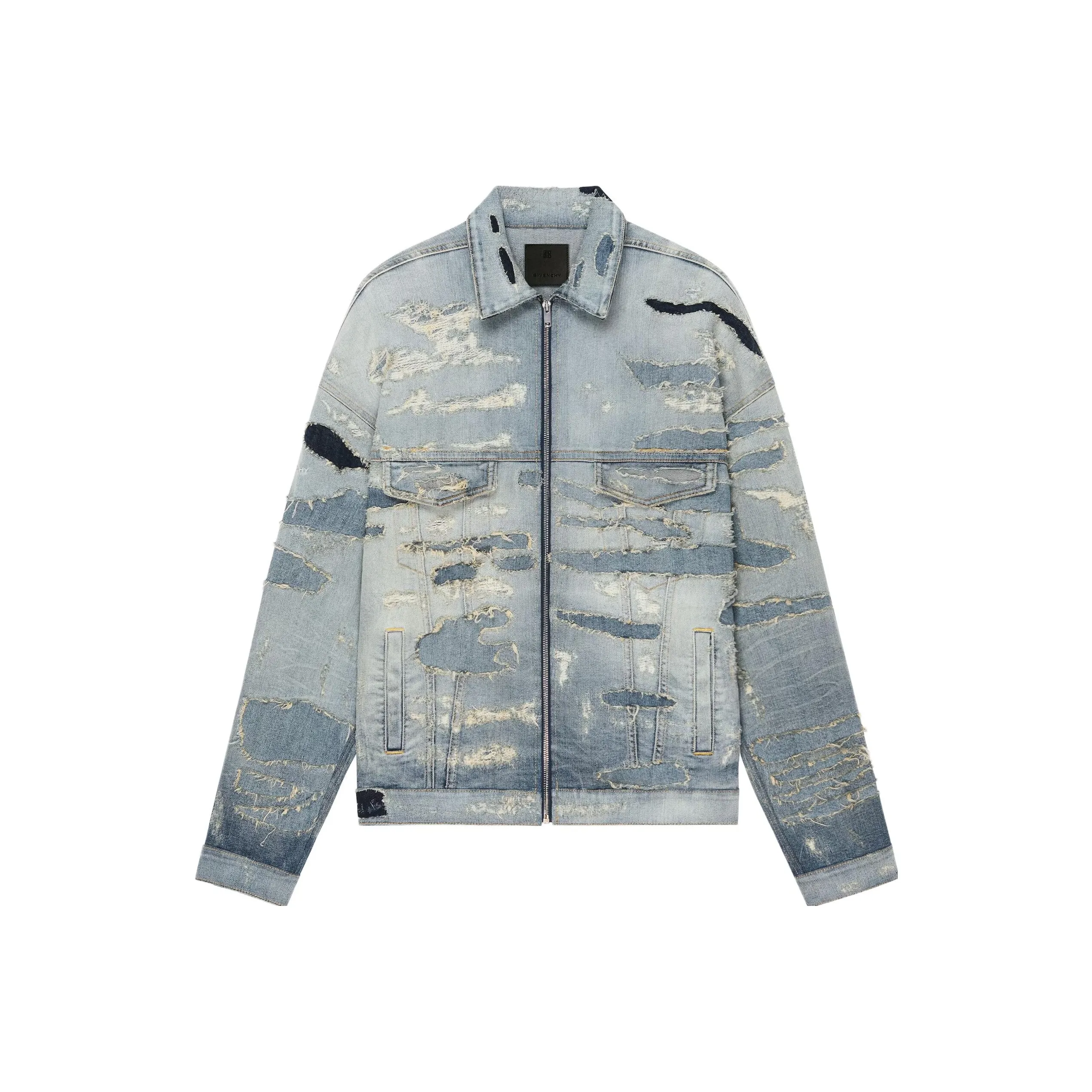 Givenchy Oversized V Pocket 4G Rivet Zip Jacket