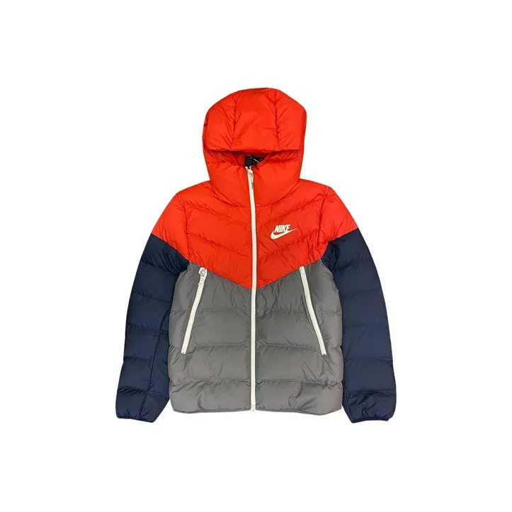 Nike Down Jackets Men's Red Blue Multicolor