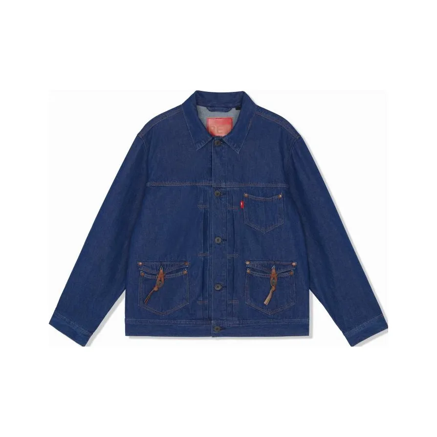 Levis Denim Jackets Men Blue