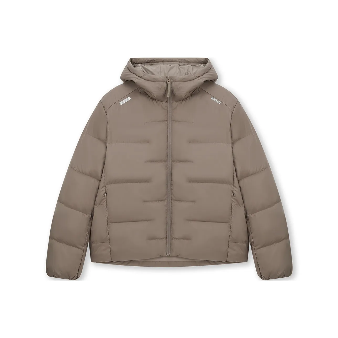 BONELESS Cut Down Jacket Unisex Brown
