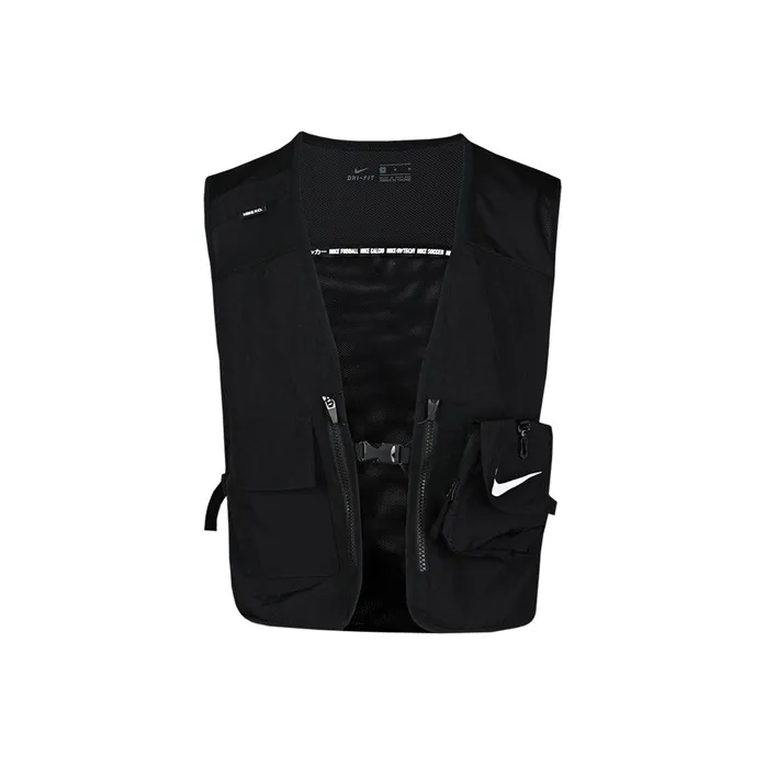 Nike Мужские черные жилеты