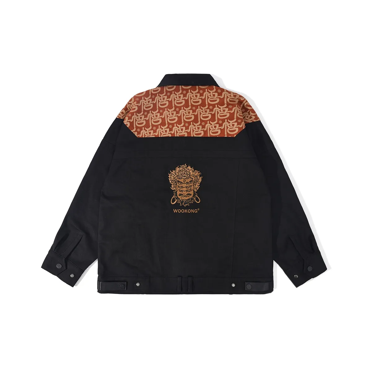 WOOKONG Черный Унисекс Джинсовые куртки