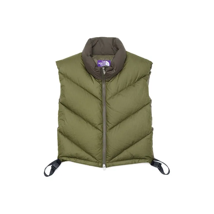 THE NORTH FACE PURPLE LABEL Оливково-зеленый Унисекс Жилеты