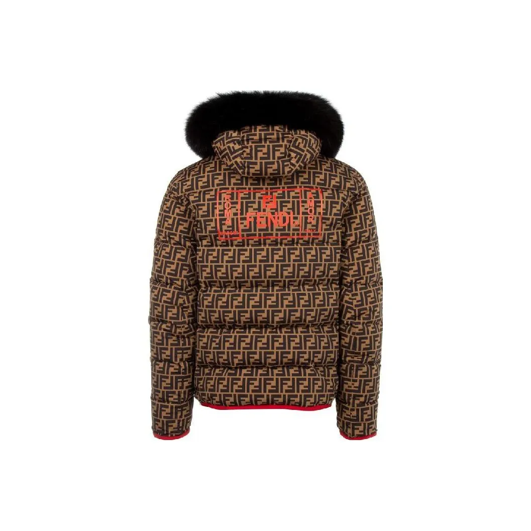 FENDI SS23 Jackets Coats Men's Brown