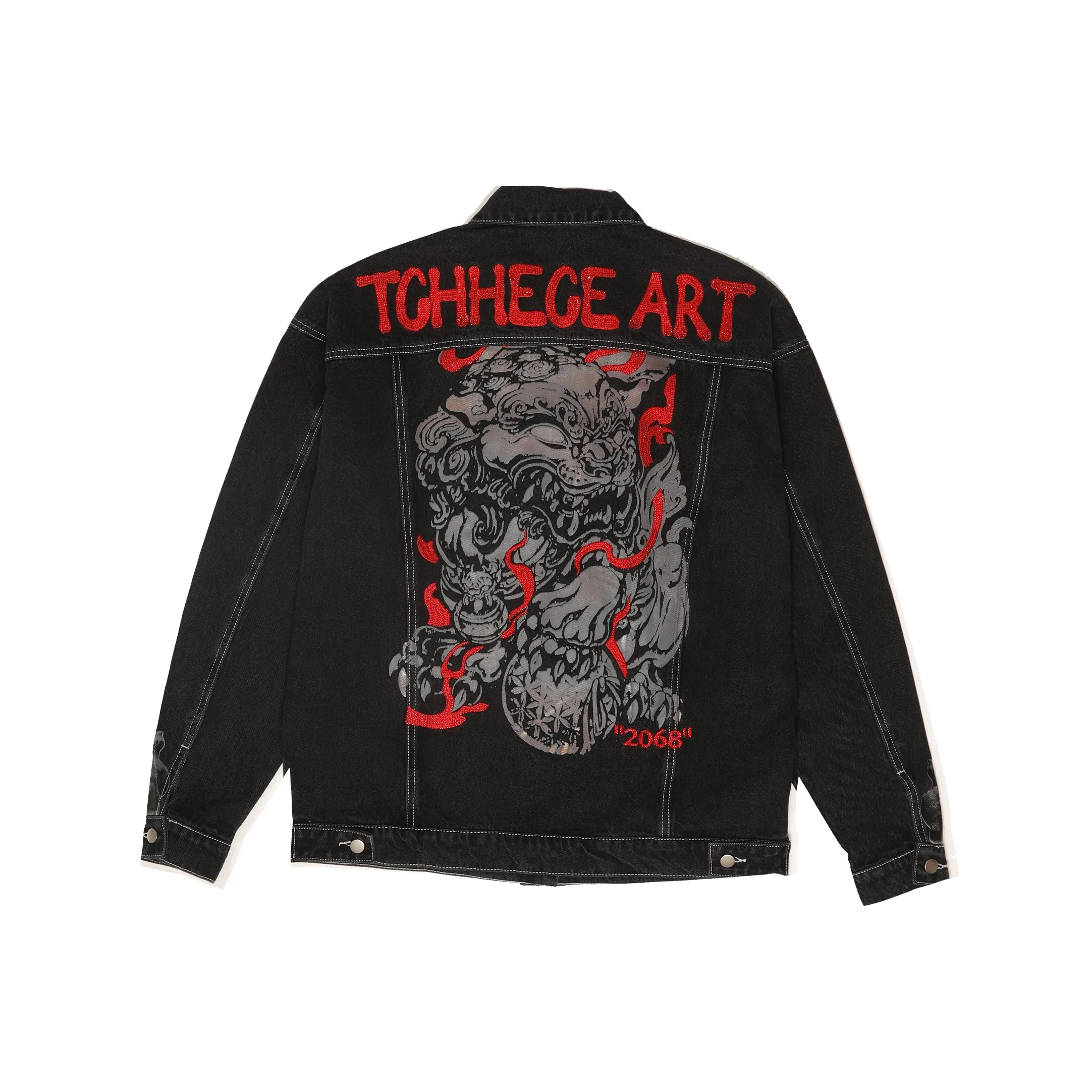 TCH Черный Унисекс Джинсовые куртки