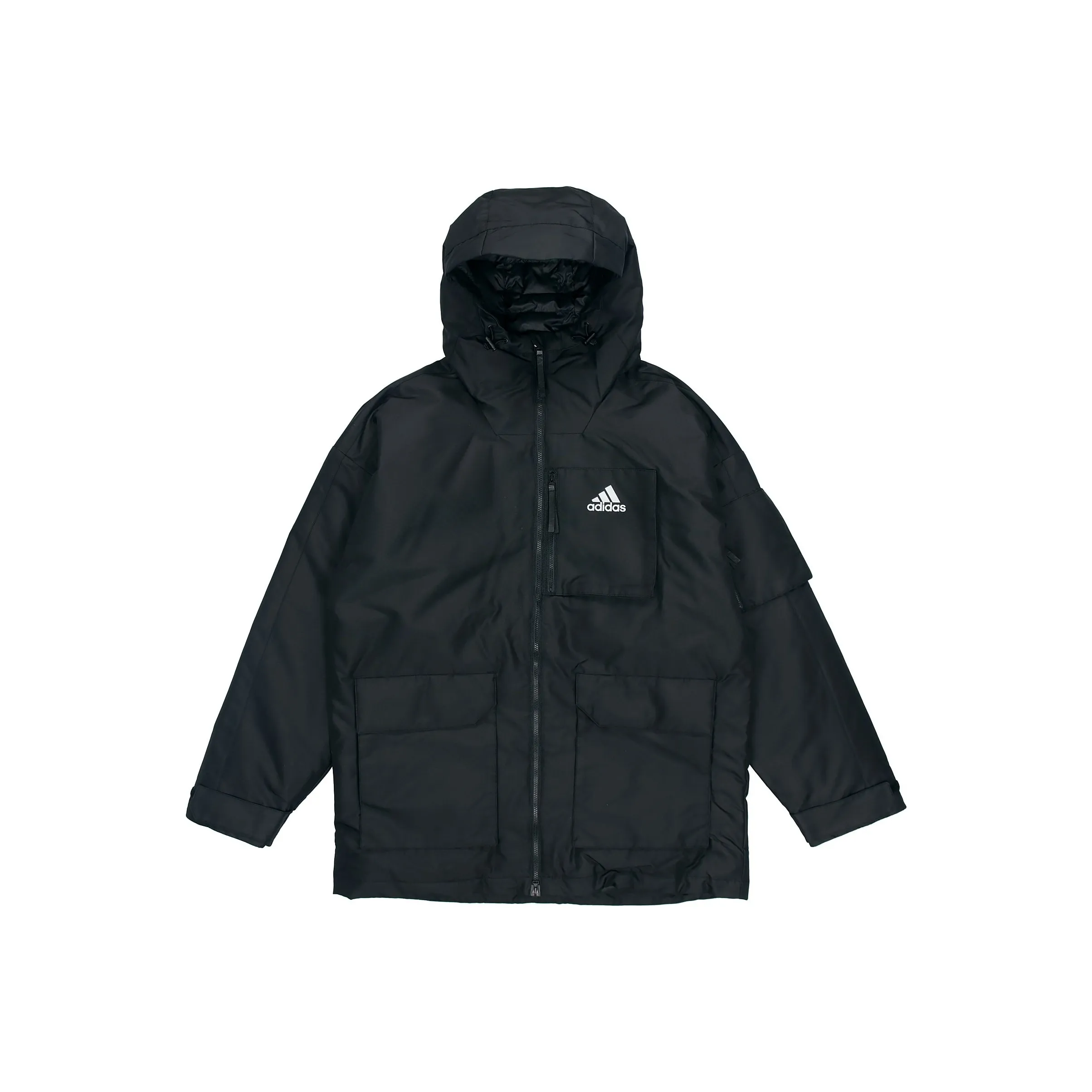 Adidas Пуховик Зимний Мужской Черный