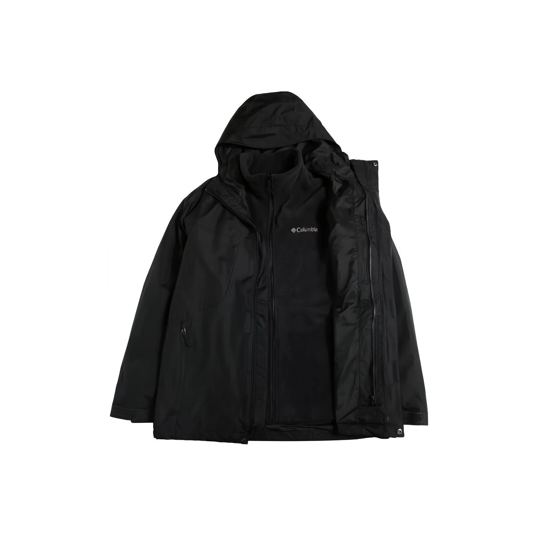 Колумбия совместный бренд 23 Осенний поход Водонепроницаемый и Ветрозащитный ветровка Мужской Черный